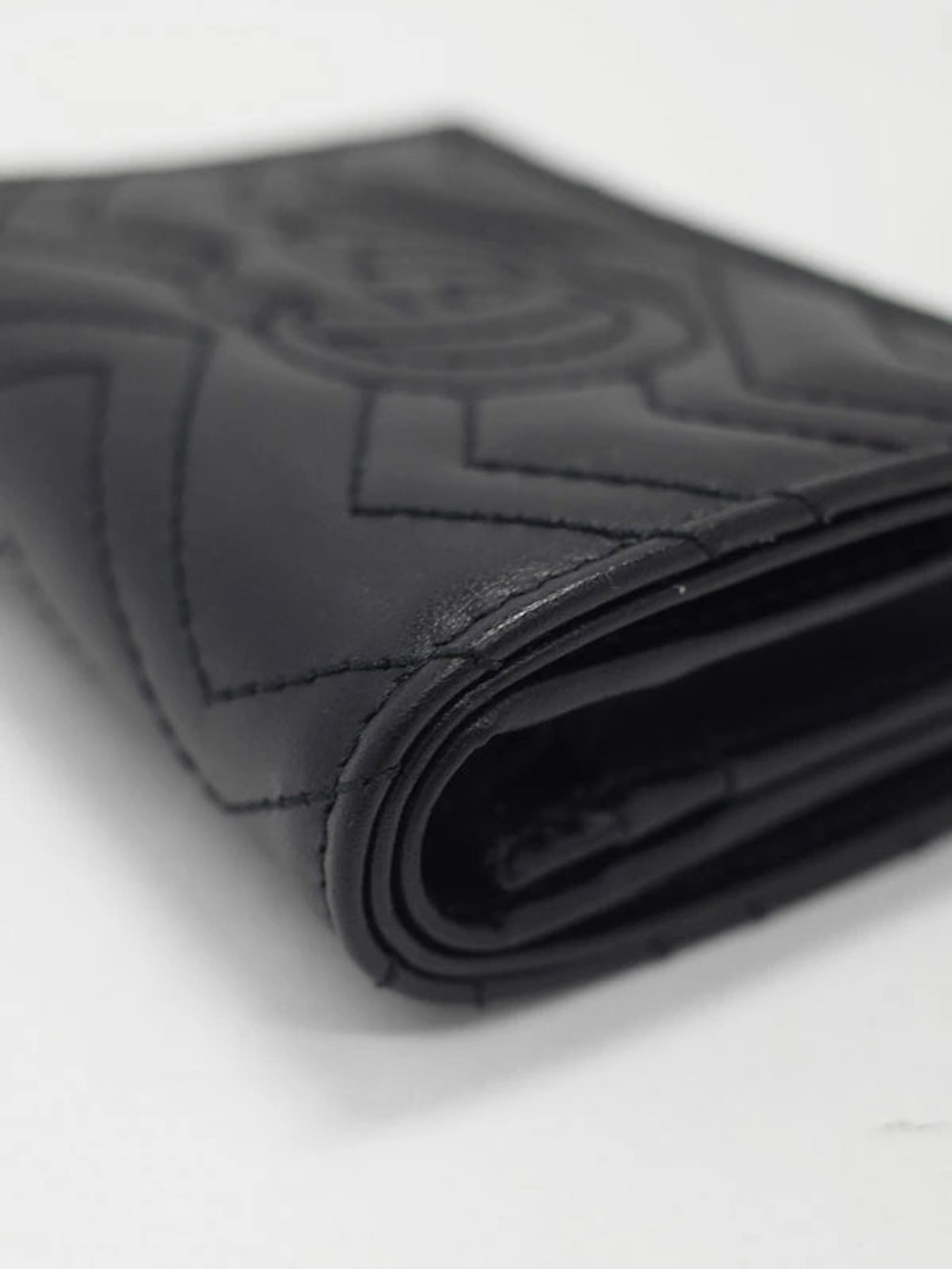 Gucci Short Marmont Wallet Card fold Coin GG Bi Billfold - Picture 5 of 5